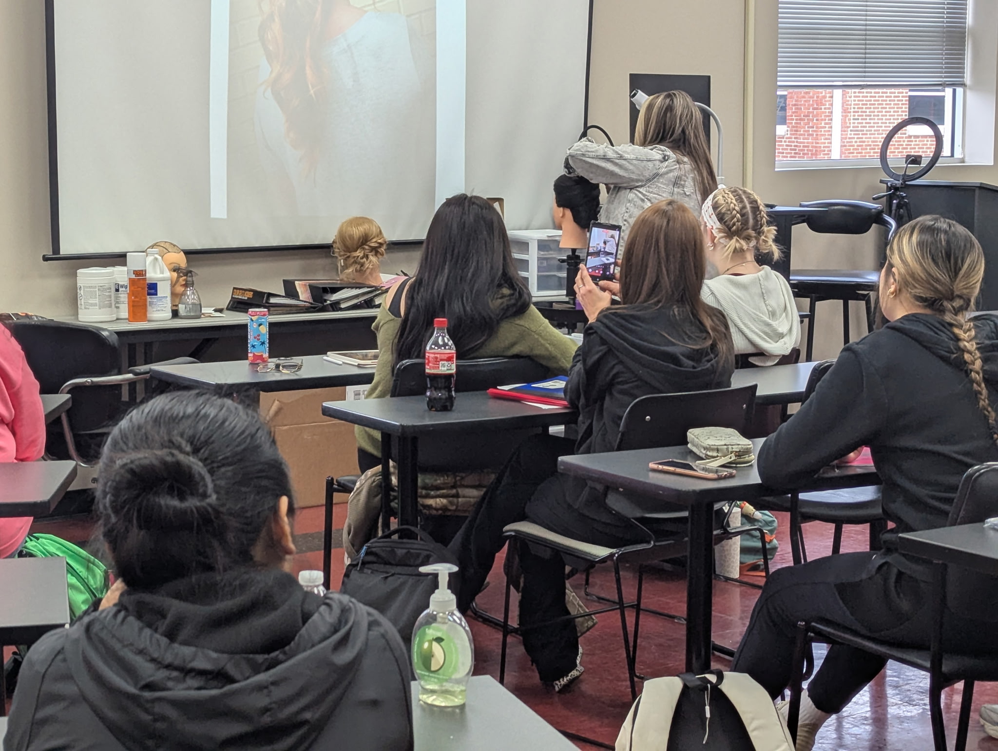 Cosmetology Students Tour Gadsden State 